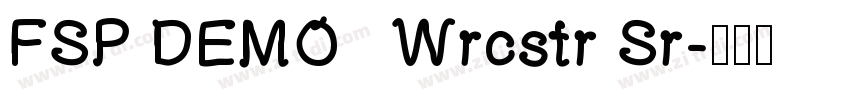 FSP DEMO   Wrcstr Sr字体转换